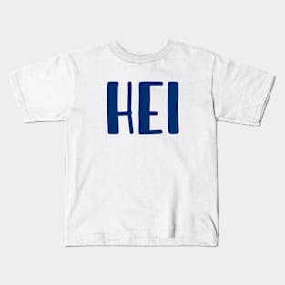 Hei - Hello in Finland Kids T-Shirt